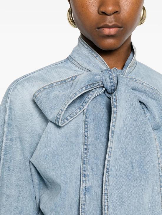 26FW 짐머만 셔츠 8401TSS262SKYLK Denim - ZIMMERMANN