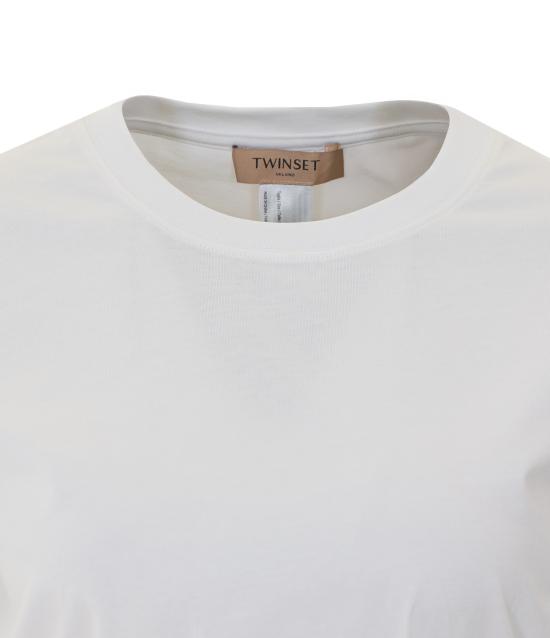 26SS 트윈셋 반팔 티셔츠 261TT2440 00001 White - TWINSET