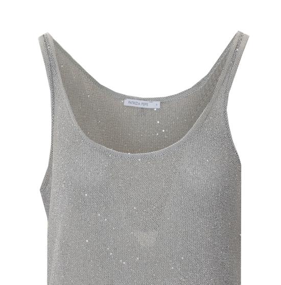 26SS 파트리지아페페 긴팔 티셔츠 8K0402 K319S766 Silver - PATRIZIA PEPE