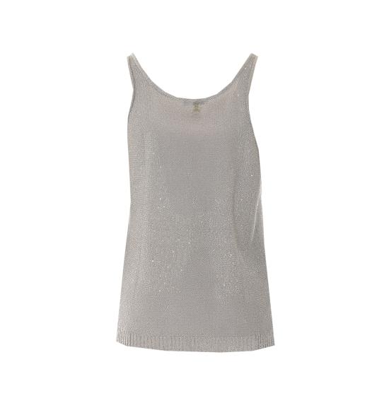 26SS 파트리지아페페 긴팔 티셔츠 8K0402 K319S766 Silver - PATRIZIA PEPE