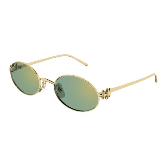  까르띠에 선글라스 Ct0644s 타원형 금속 - CARTIER