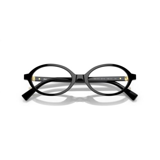26SS 미우미우 선글라스 0Mu 01Xv 타원형 프레임 - MIU MIU