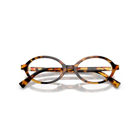 26SS 미우미우 선글라스 0Mu 01Xv 아세테이트 타원형 프레임 - MIU MIU