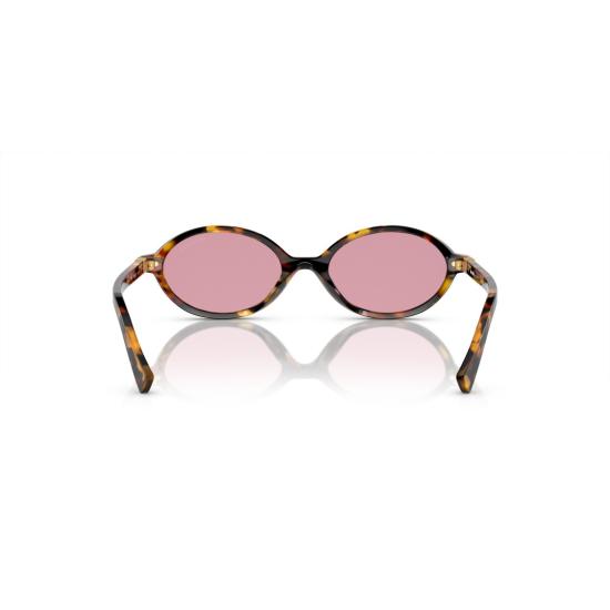26SS 미우미우 선글라스 0Mu 04Zs 타원형 호피무늬 아세테이트 - MIU MIU