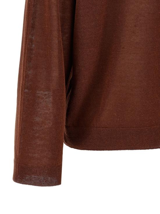 26SS 브루넬로 쿠치넬리 니트웨어 M1T272410C2868 Brown - BRUNELLO CUCINELLI