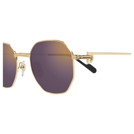 25FW 까르띠에 선글라스 Ct0500s 기하학적 팔각형 금속 - CARTIER