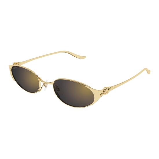  까르띠에 선글라스 Ct0630s 타원형 금속 프레임 - CARTIER
