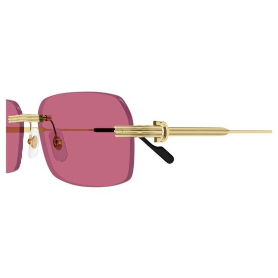 25FW 까르띠에 선글라스 CT0271S 무테 핑크 렌즈 - CARTIER