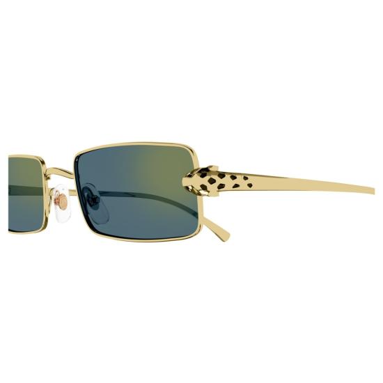 25FW 까르띠에 선글라스 CT0473S 골드톤 메탈 직사각형 프레임 - CARTIER