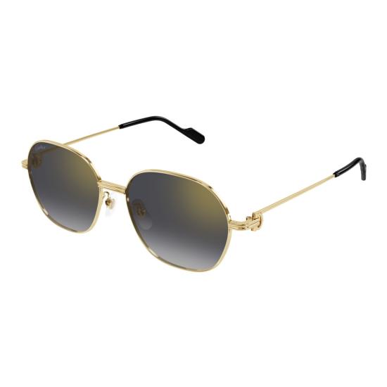 25FW 까르띠에 선글라스 Ct0569sa 얇은 금색 금속 프레임 - CARTIER