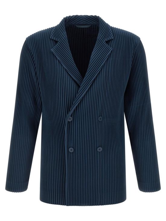 26SS 옴므 플리세 이세이 미야케 자켓 HP66JD15076 Blue