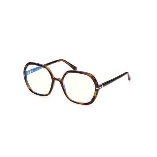 25FW 톰포드 선글라스 Ft5814-B 대형 둥근 사각형 호피무늬 프레임 안경 - TOMFORD
