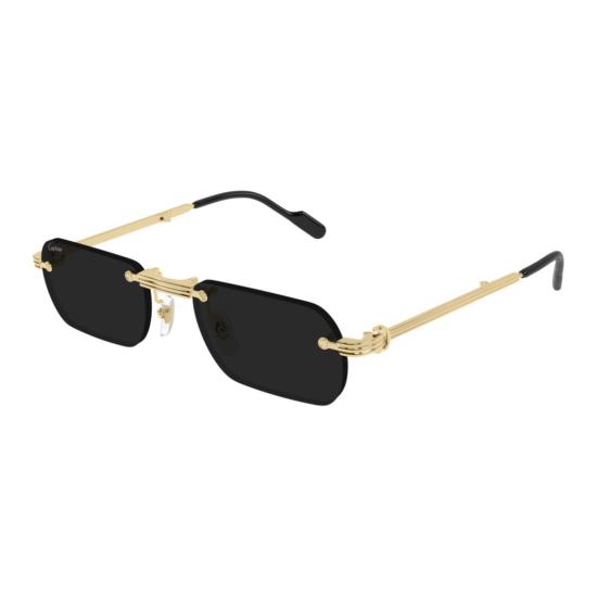  까르띠에 선글라스 CT0499S 직사각형 블랙 렌즈 - CARTIER