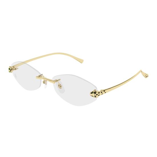  까르띠에 안경 Ct0637o 골드 메탈 무테 안경 - CARTIER