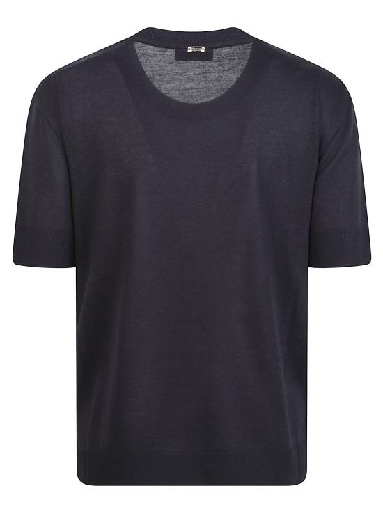 26SS 에르노 반팔 티셔츠 JG000223D 9200 Blue - HERNO