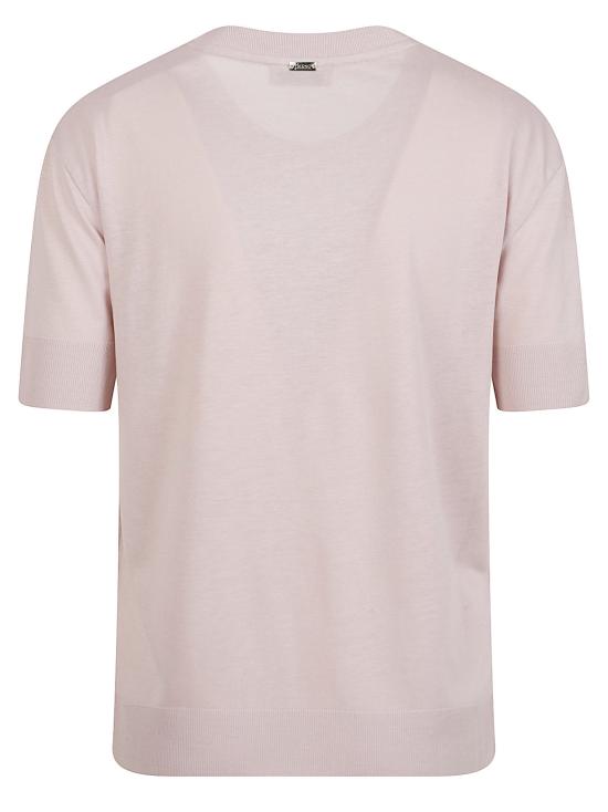 26SS 에르노 반팔 티셔츠 JG000223D 4035 Pink - HERNO