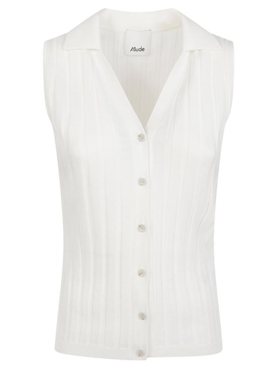 26SS 얼루드 스웨터 64025 440 White