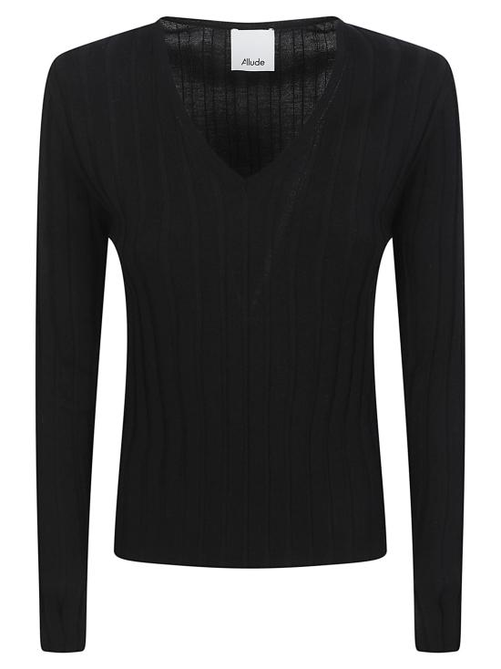 26SS 얼루드 스웨터 64024 490 Black