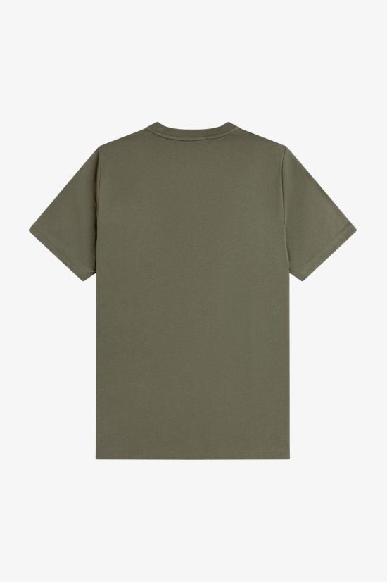 26SS 프레드페리 반팔 티셔츠 M4580 90B Laurel w green - FRED PERRY