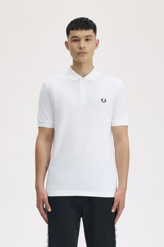 26SS 프레드페리 폴로 티셔츠 M6000 100 White - FRED PERRY