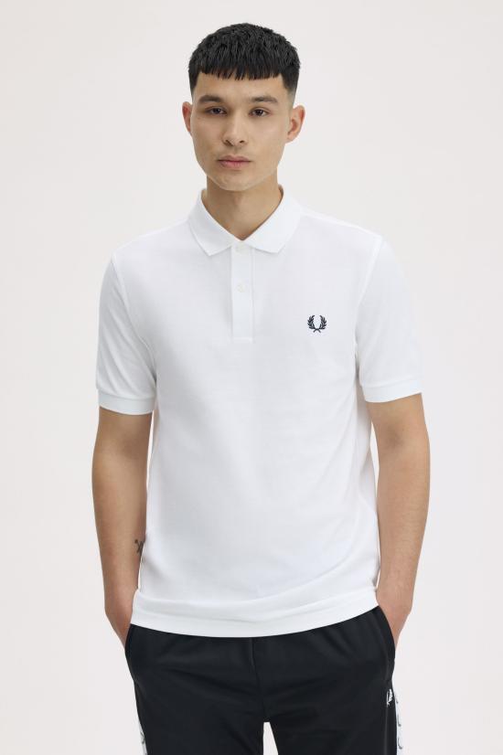 26SS 프레드페리 폴로 티셔츠 M6000 100 White - FRED PERRY