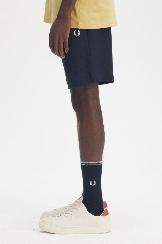 26SS 프레드페리 숏팬츠 S8505 608 Navy - FRED PERRY