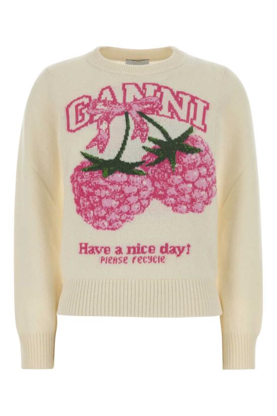  가니 스웨터 울 블렌드  에그렛