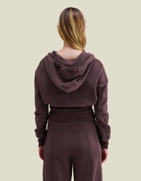  에크하우스 라타 후드 티셔츠 Eckhaus Latta 블링 스내치드 후디 - ECKHAUS LATTA