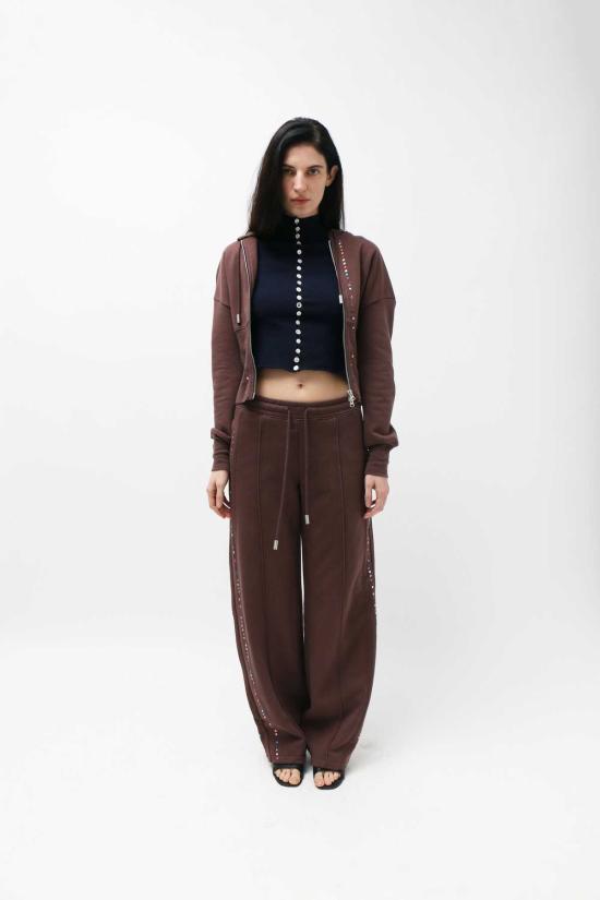  에크하우스 라타 후드 티셔츠 Eckhaus Latta 블링 스내치드 후디 - ECKHAUS LATTA