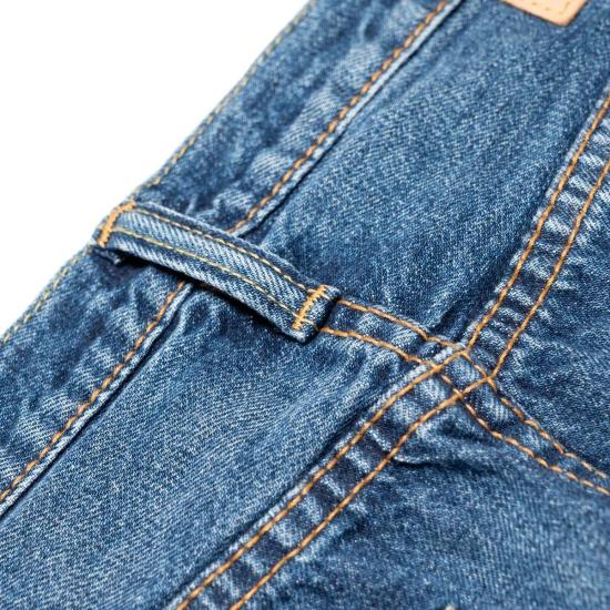  퓨어 블루 재팬 데님 팬츠 중고 019 ID 릴렉스드 테이퍼드 14oz 셀비지  중고 워싱 진 - PURE BLUE JAPAN