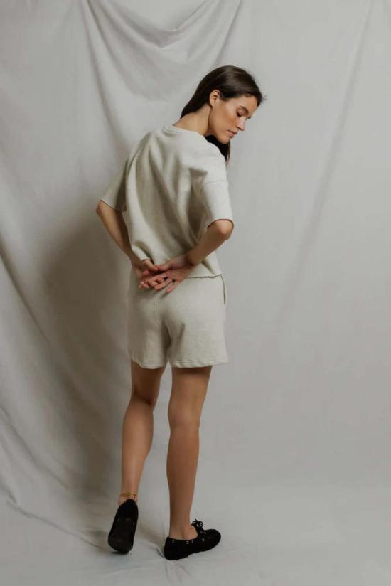  퍼펙트 화이트 티 숏팬츠 바리 스웨트 쇼츠 - PERFECT WHITE TEE