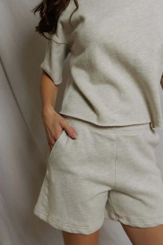 퍼펙트 화이트 티 숏팬츠 바리 스웨트 쇼츠 - PERFECT WHITE TEE