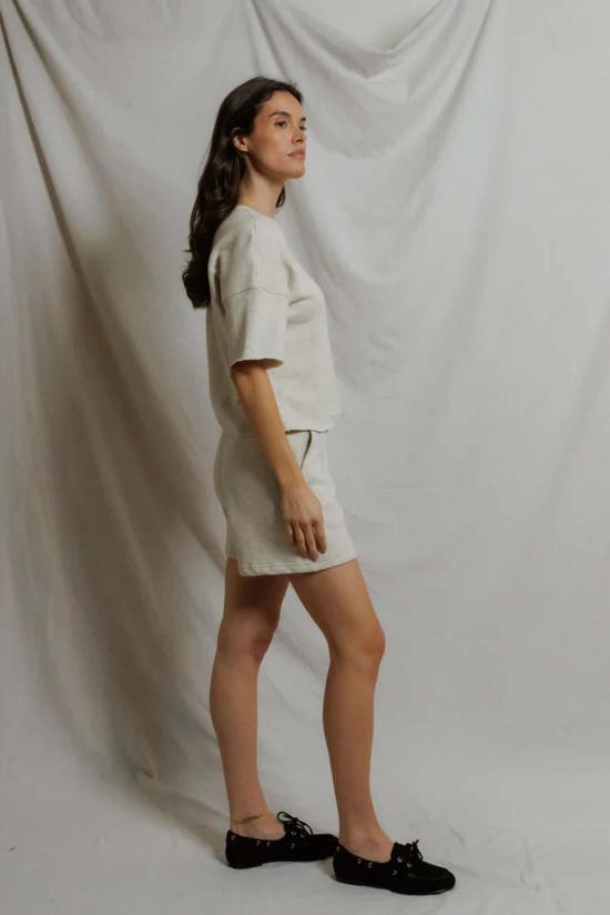  퍼펙트 화이트 티 숏팬츠 바리 스웨트 쇼츠 - PERFECT WHITE TEE