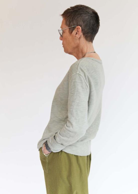  일레븐 스티치 가디건 크롭  아티초크 - ELEVEN STITCH