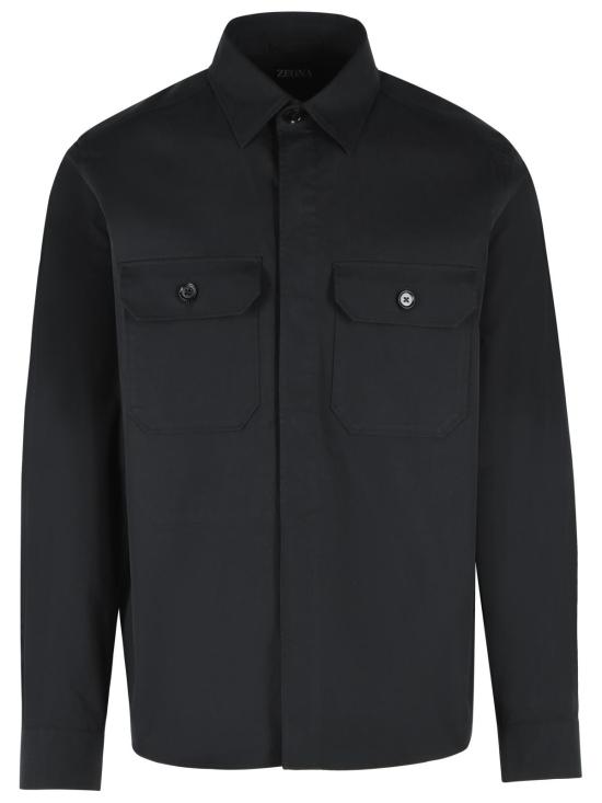 26SS 에르메네질도제냐 자켓 RUHV16A3 SOT8B990G Black