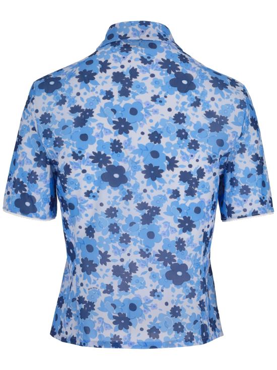 26SS 미우미우 셔츠 MK2019SOOO19EX F0013 AZZURRO - MIU MIU