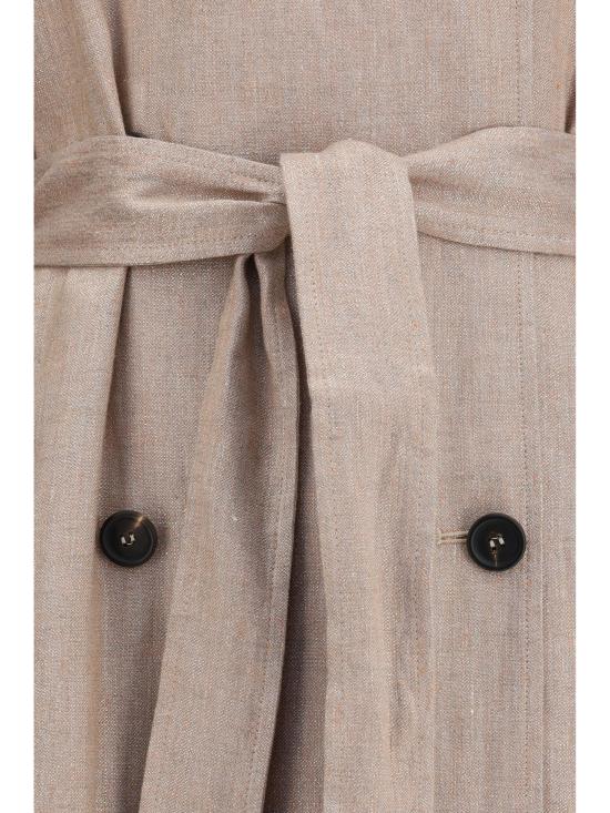 26SS 브루넬로 쿠치넬리 트렌치 코트 MH5269873 C920 PINK - BRUNELLO CUCINELLI