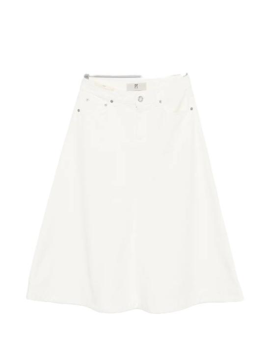 26SS 피티토리노 롱 스커트 GPRBZ0 TX14G0 Y018 WOOL WHITE