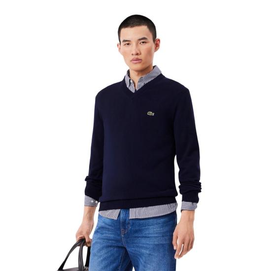  라코스테 긴팔 티셔츠 AH1951 166 BLU BLUE - LACOSTE