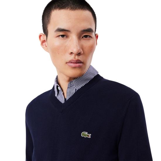  라코스테 긴팔 티셔츠 AH1951 166 BLU BLUE - LACOSTE