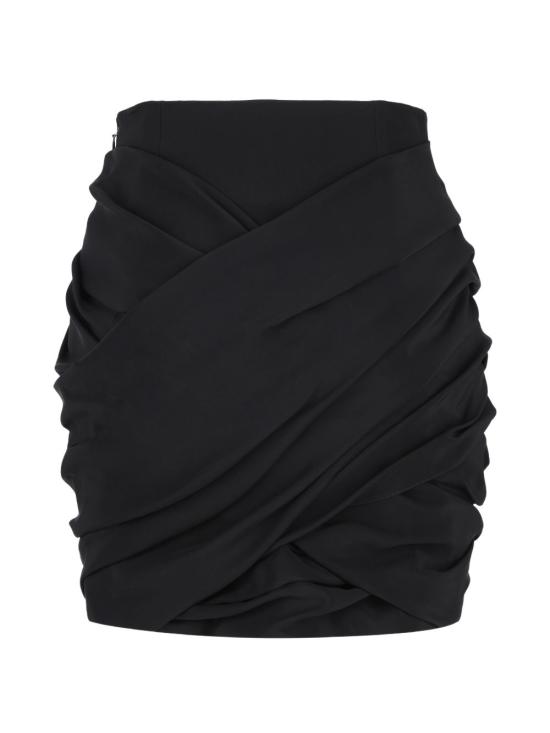 26SS 셀린느 미디 스커트 RJ09W0T43 38NO Black - CELINE