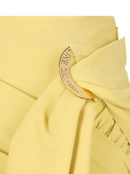 26SS 셀린느 미디 스커트 RJ09W0T43 GAM7 Green - CELINE