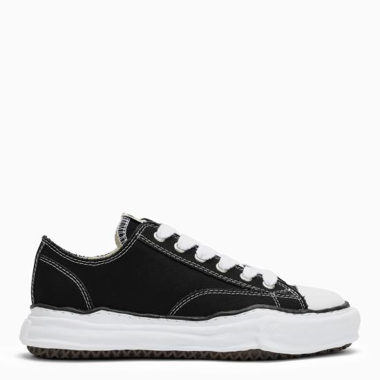 26SS 메종 미하라 야스히로 피터슨 OG 솔 캔버스 로우 A01FW702CO Black