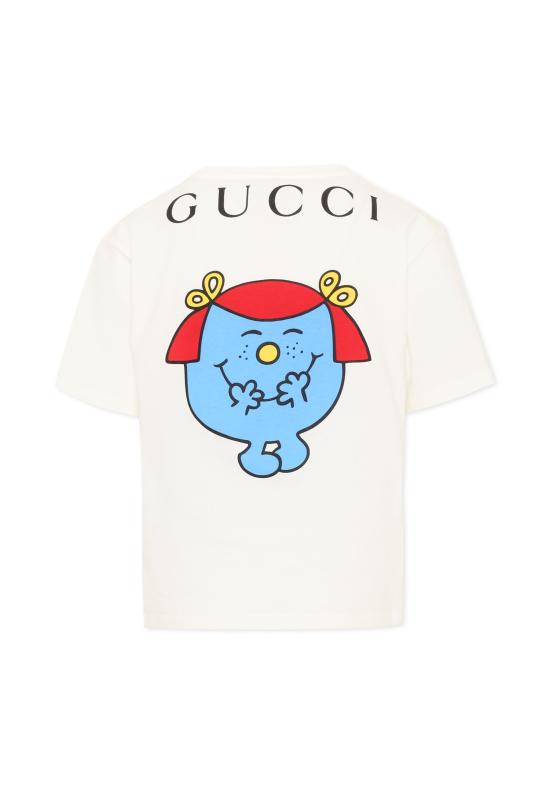 26FW [키즈] 구찌 티셔츠 835229 XJHRF 9214 IVORY