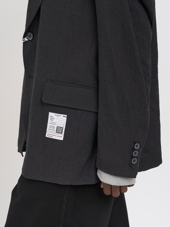 26SS 메종 미하라 야스히로 자켓 NJ16JK131BLACK Black - MAISON MIHARA YASUHIRO