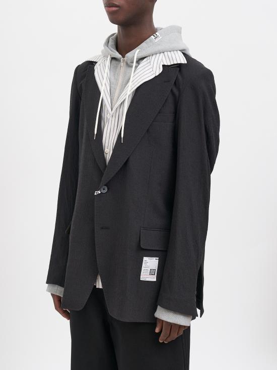26SS 메종 미하라 야스히로 자켓 NJ16JK131BLACK Black - MAISON MIHARA YASUHIRO