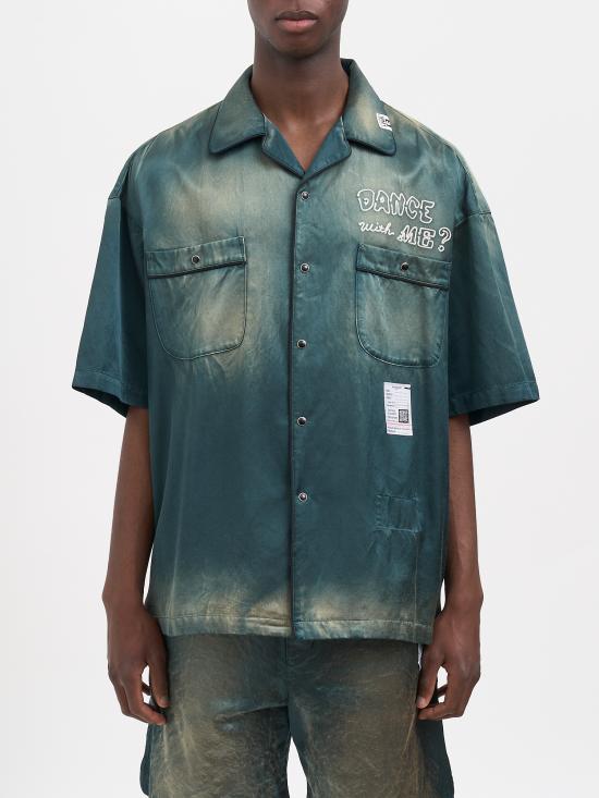 26SS 메종 미하라 야스히로 셔츠 NJ16SH183DKGREEN Green