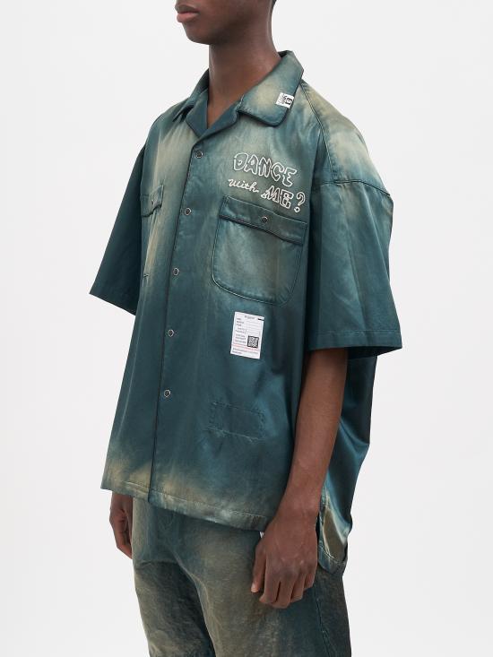 26SS 메종 미하라 야스히로 셔츠 NJ16SH183DKGREEN Green - MAISON MIHARA YASUHIRO
