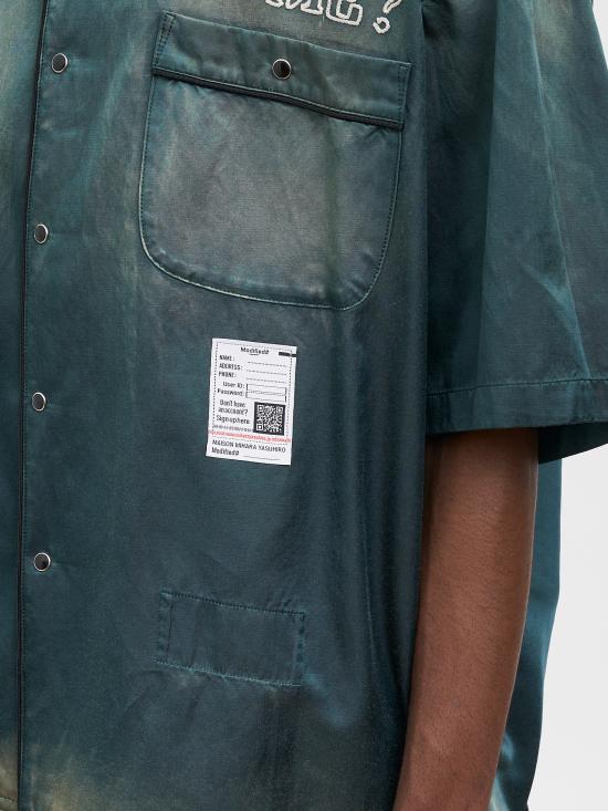 26SS 메종 미하라 야스히로 셔츠 NJ16SH183DKGREEN Green - MAISON MIHARA YASUHIRO