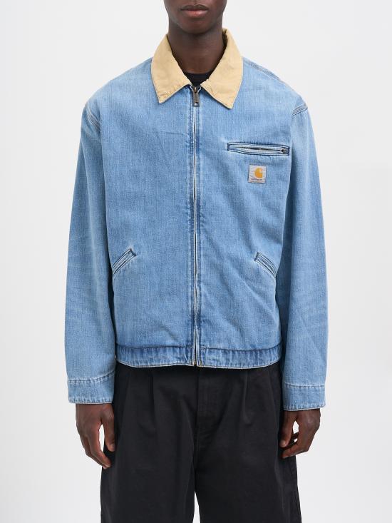 26SS 칼하트 WIP 데님 자켓 NI0365932XNUR Light blue